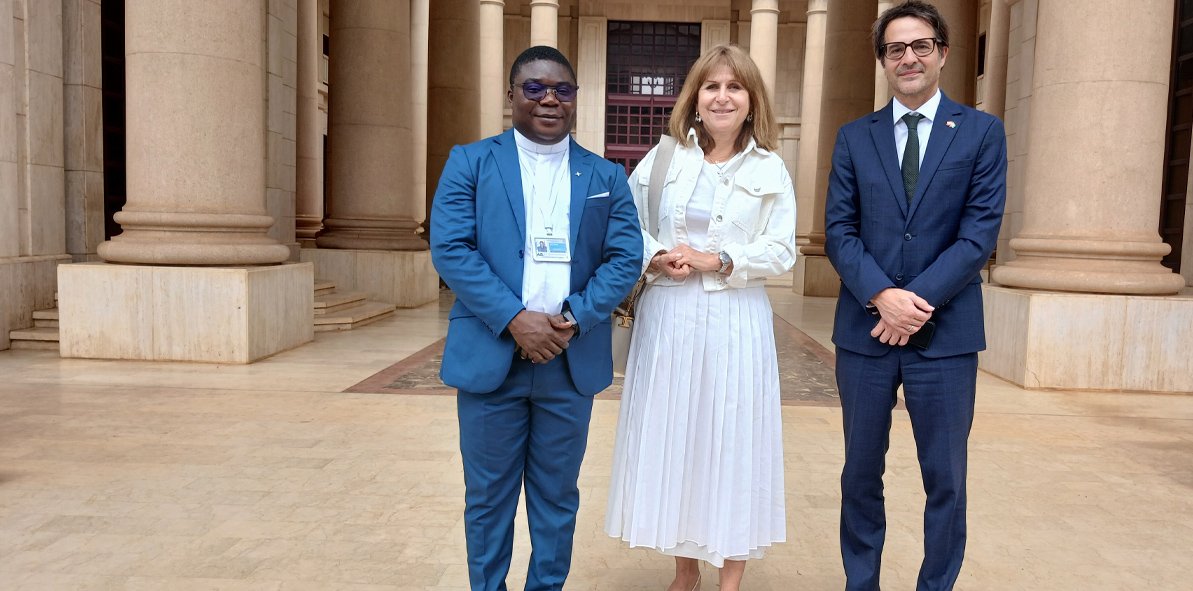 L' honorable Christine Buillard-Marbach, parlementaire suisse, visite la Basilique