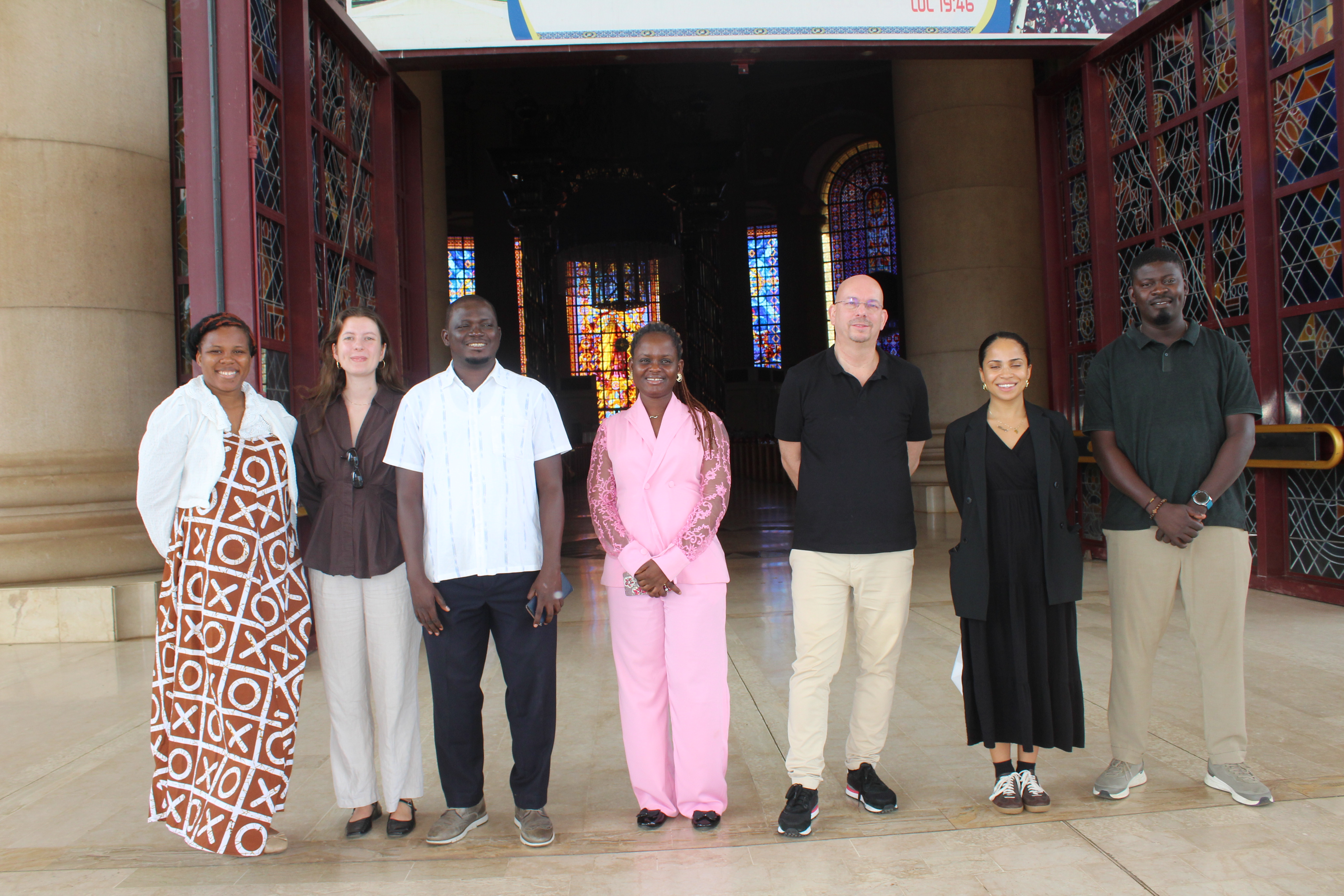 L’Ambassadeur du Royaume des Pays-Bas en Côte d'Ivoire en visite à la Basilique Notre Dame de la Paix de Yamoussoukro
