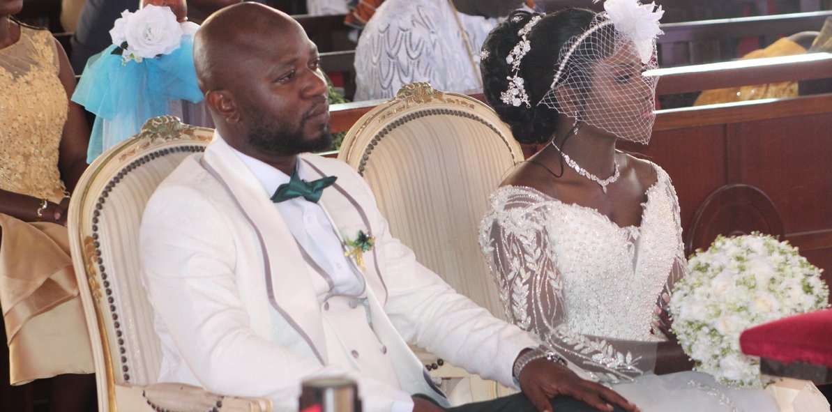 Le Couple Soro inaugure le célébration du mariage à la Basilique