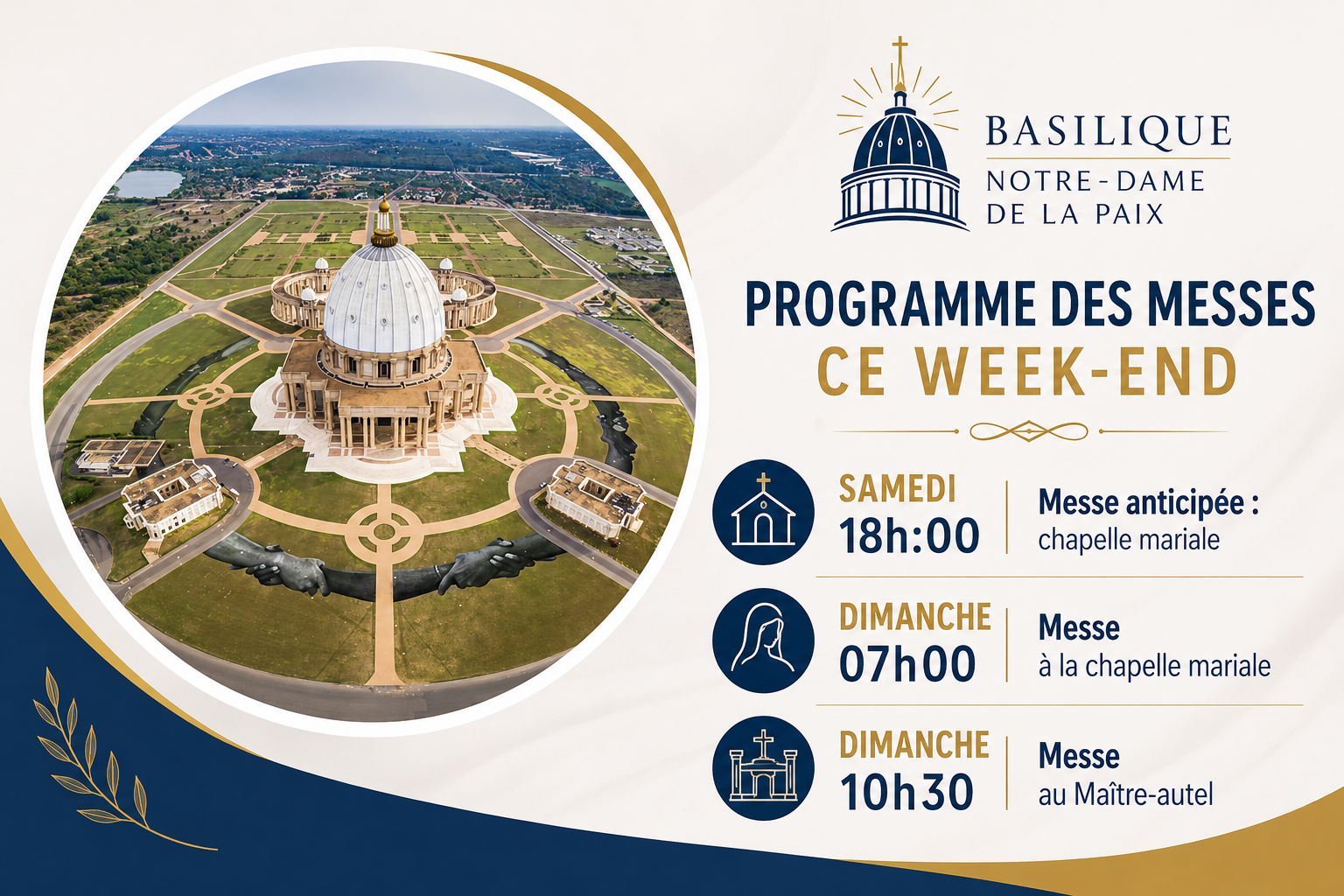 Programme des Messes