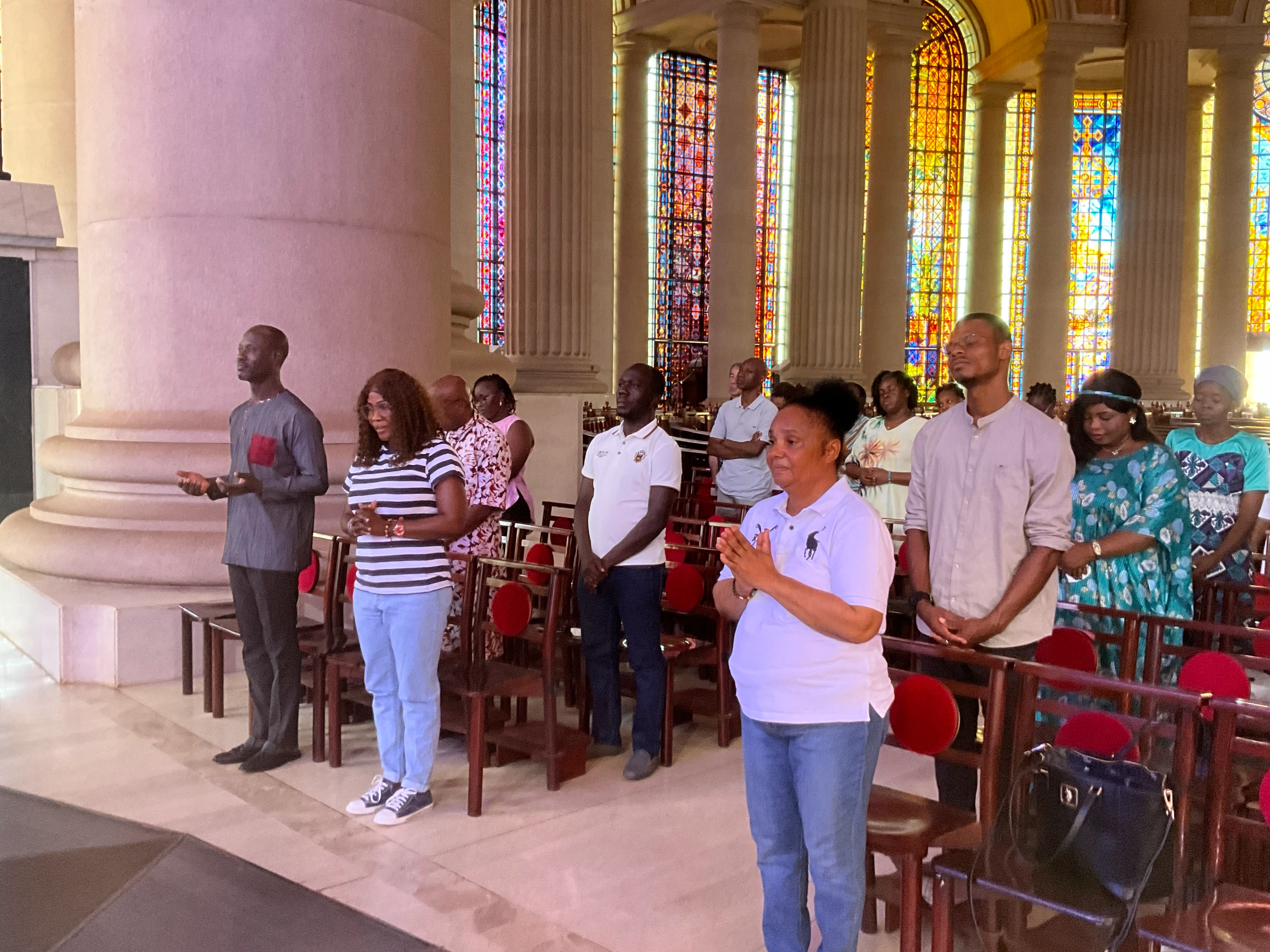 Mgr Donald Bolen , Archévêque de Regina au Canada visite la Basilique