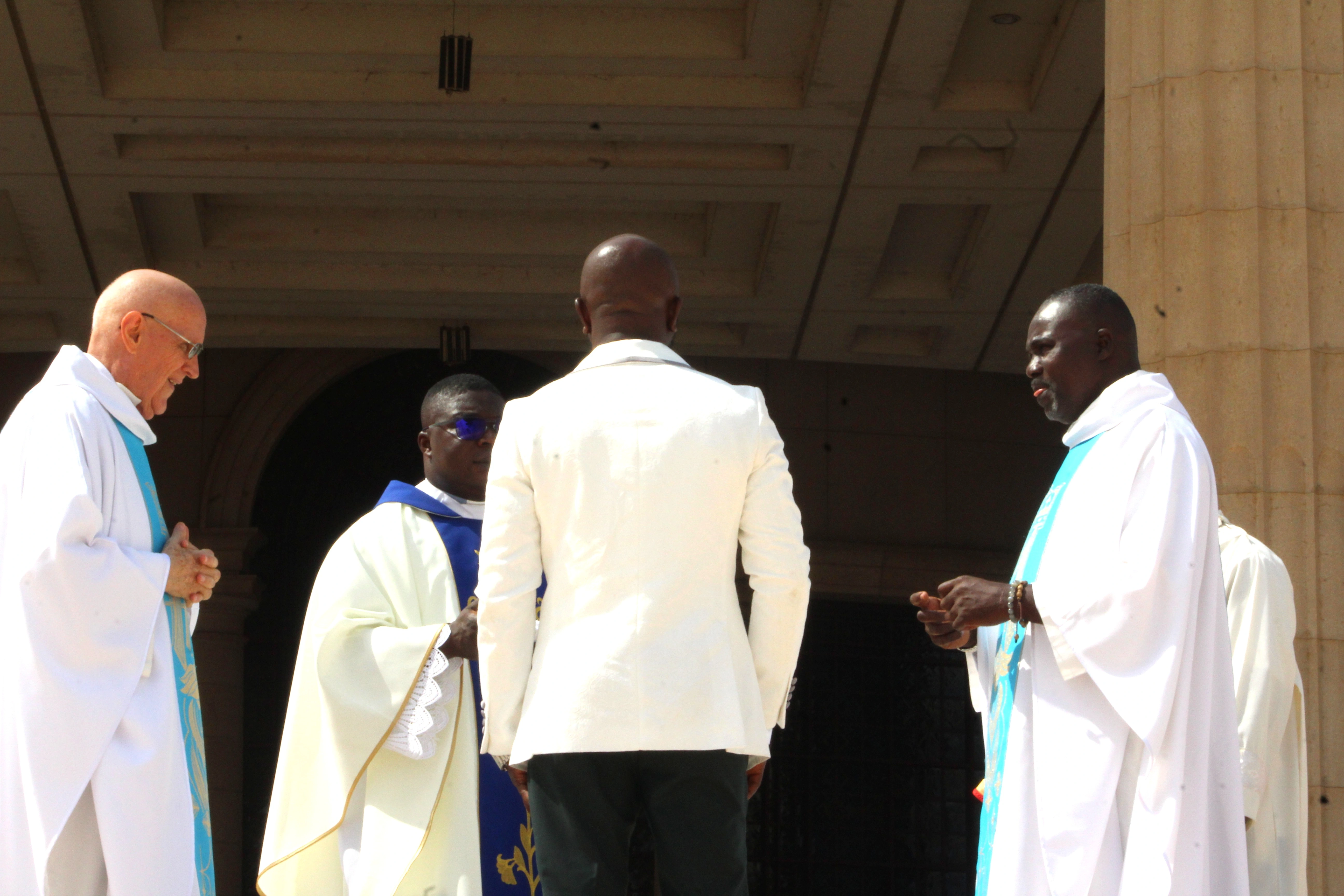 Le Couple Soro, marié à la Basilique
